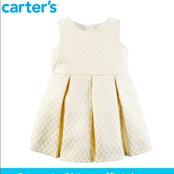 BNWT Carter’s Jacquard 24 months Christmas sparkle Dress - Picture 3 of 8